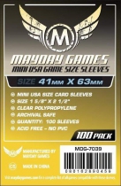 41x63mm - Lot de 100 protège-cartes Mini USA - Mayday Games