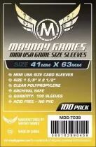 41x63mm - Lot de 100 protège-cartes Mini USA - Mayday Games