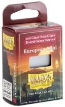 45x68mm - 100 Prot&egrave;ge-cartes Small Mini-Euro Clear/Non-Glare - Dragon Shield