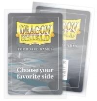45x68mm - 100 Prot&egrave;ge-cartes Small Mini-Euro Clear/Non-Glare - Dragon Shield