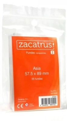 57.5x89mm - Lot de 55 prot�ge-cartes Asia - Zacatrus