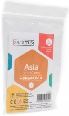 57.5x89mm - Lot de 55 prot�ge-cartes Premium Asia - Zacatrus