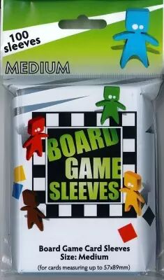 57x89mm - 100 Protge-cartes Format Medium - BoardGameSleeves - Esprit Jeu