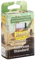 57x89mm - 100 Prot&egrave;ge-cartes Standard Clear/Non-Glare - Dragon Shield