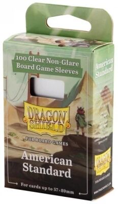 57x89mm - 100 Prot�ge-cartes Standard Clear/Non-Glare - Dragon Shield