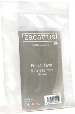 61x112mm - Lot de 55 prot�ge-cartes French Tarot - Zacatrus