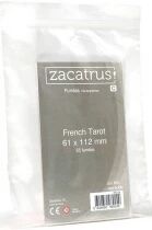 61x112mm - Lot de 55 protège-cartes French Tarot - Zacatrus