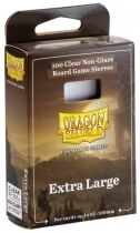 65x100mm - 100 Prot&egrave;ge-cartes Extra Large Clear/Non-Glare - Dragon Shield