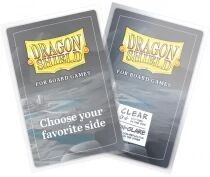 65x100mm - 100 Prot&egrave;ge-cartes Extra Large Clear/Non-Glare - Dragon Shield