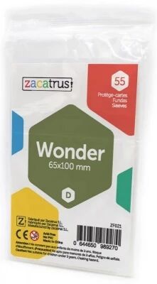 65x100mm - Lot de 55 prot�ge-cartes Wonder - Zacatrus