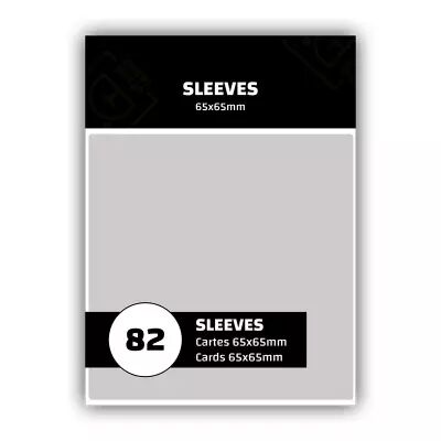 65x65mm - Lot de 82 prot�ge-cartes Carr�s.