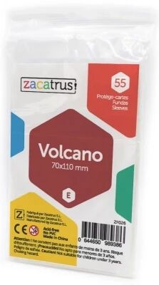 70x110mm - Lot de 55 prot�ge-cartes Volcano - Zacatrus