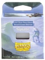 70x70mm - 100 Prot&egrave;ge-cartes Standard Clear/Non-Glare - Dragon Shield
