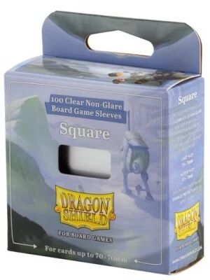 70x70mm - 100 Prot�ge-cartes Standard Clear/Non-Glare - Dragon Shield