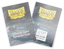 80x120mm - 100 Prot&egrave;ge-cartes Oversize Clear/Non-Glare - Dragon Shield