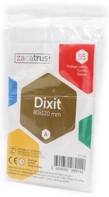 80x120mm - Lot de 100 prot�ge-cartes Format Dixit - Zacatrus