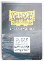 88x126mm - 100 Prot&egrave;ge-cartes Grand Standard Clear/Non-Glare - Dragon Shield