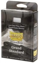88x126mm - 100 Prot&egrave;ge-cartes Grand Standard Clear/Non-Glare - Dragon Shield