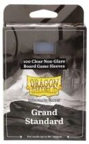 88x126mm - 100 Prot&egrave;ge-cartes Grand Standard Clear/Non-Glare - Dragon Shield
