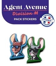 Agent Avenue Division M : Pack de Stickers 