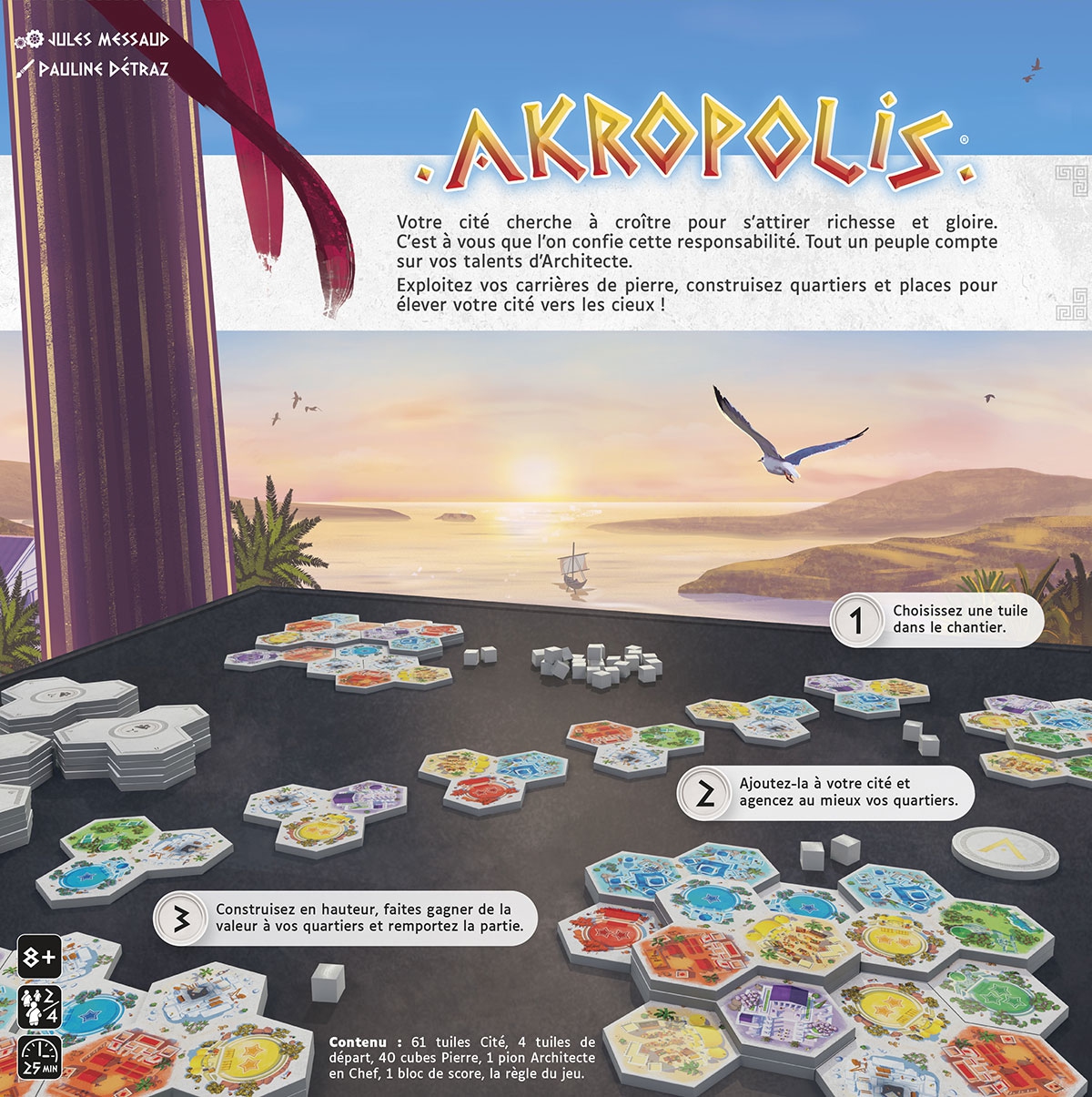Avis et test du jeu de société Akropolis (Gigamic) - Le blog de Guillaume  Ghrenassia