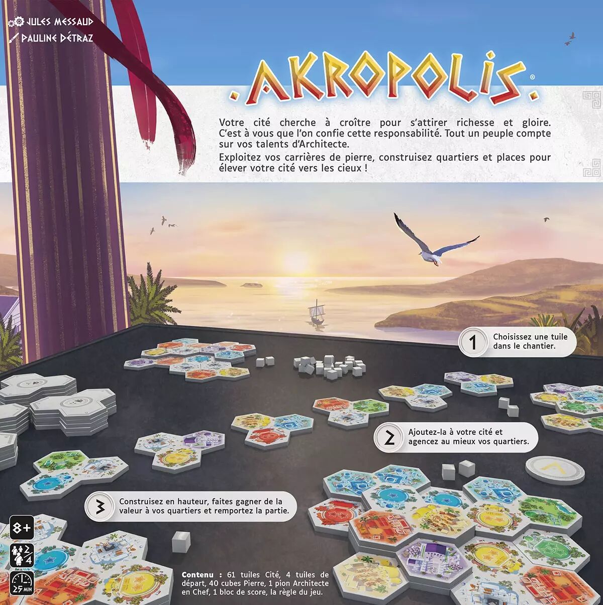 Akropolis - Jeu de Plateau - Acheter sur