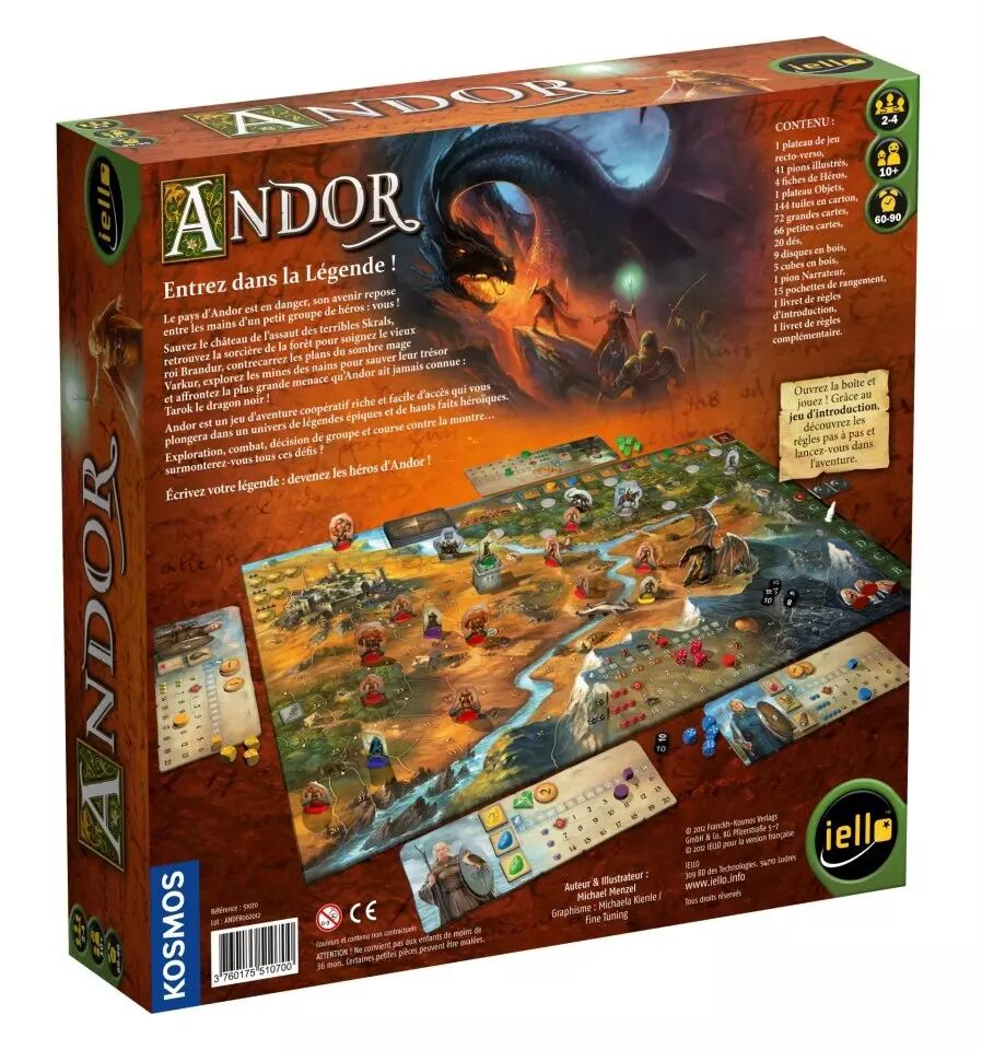 Andor - Jeu de Plateau Coopératif - Acheter sur