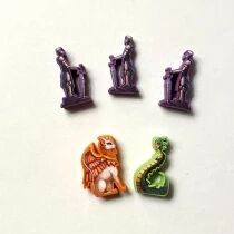 Antres et Cavernes Oubliées (Ext. Clank! Catacombes) : Pack de Stickers