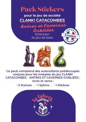 Antres et Cavernes Oubli�es (Ext. Clank! Catacombes) : Pack de Stickers