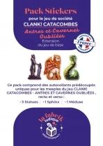 Antres et Cavernes Oubliées (Ext. Clank! Catacombes) : Pack de Stickers