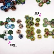 Ark Nova Enclos & B&acirc;timents : Pack de Jetons Acryliques