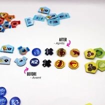 Ark Nova Jetons : Pack de Jetons Acryliques
