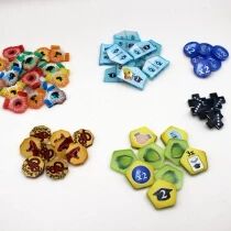 Ark Nova Jetons : Pack de Jetons Acryliques