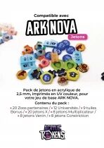 Ark Nova Jetons : Pack de Jetons Acryliques