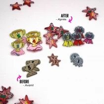 Athl&egrave;tes de comp&egrave;te : Pack de Jetons Acryliques