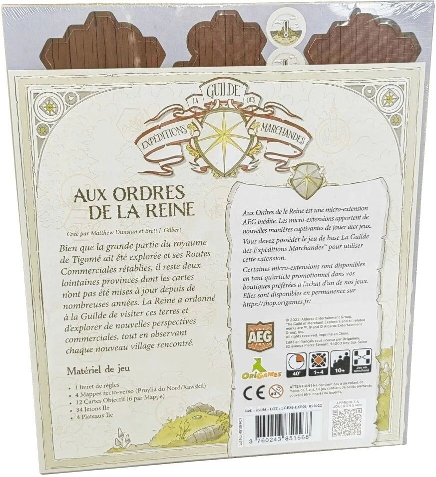Boite de Aux Ordres de la Reine (Ext. La Guilde des Expéditions Marchandes)