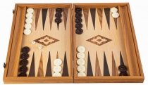 Backgammon Bois 38cm - Noyer