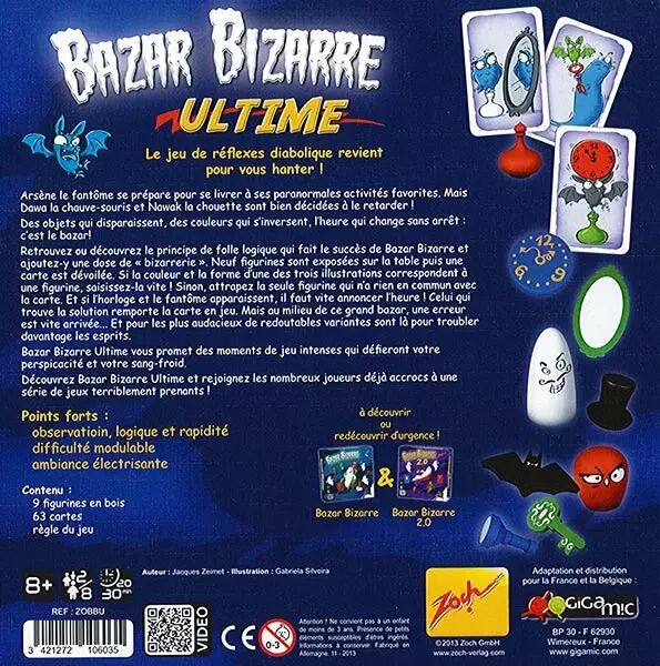 règle du jeu de société Bazar bizarre