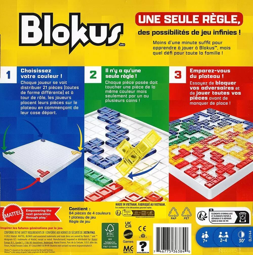 Blokus - Jeux de société - Acheter sur