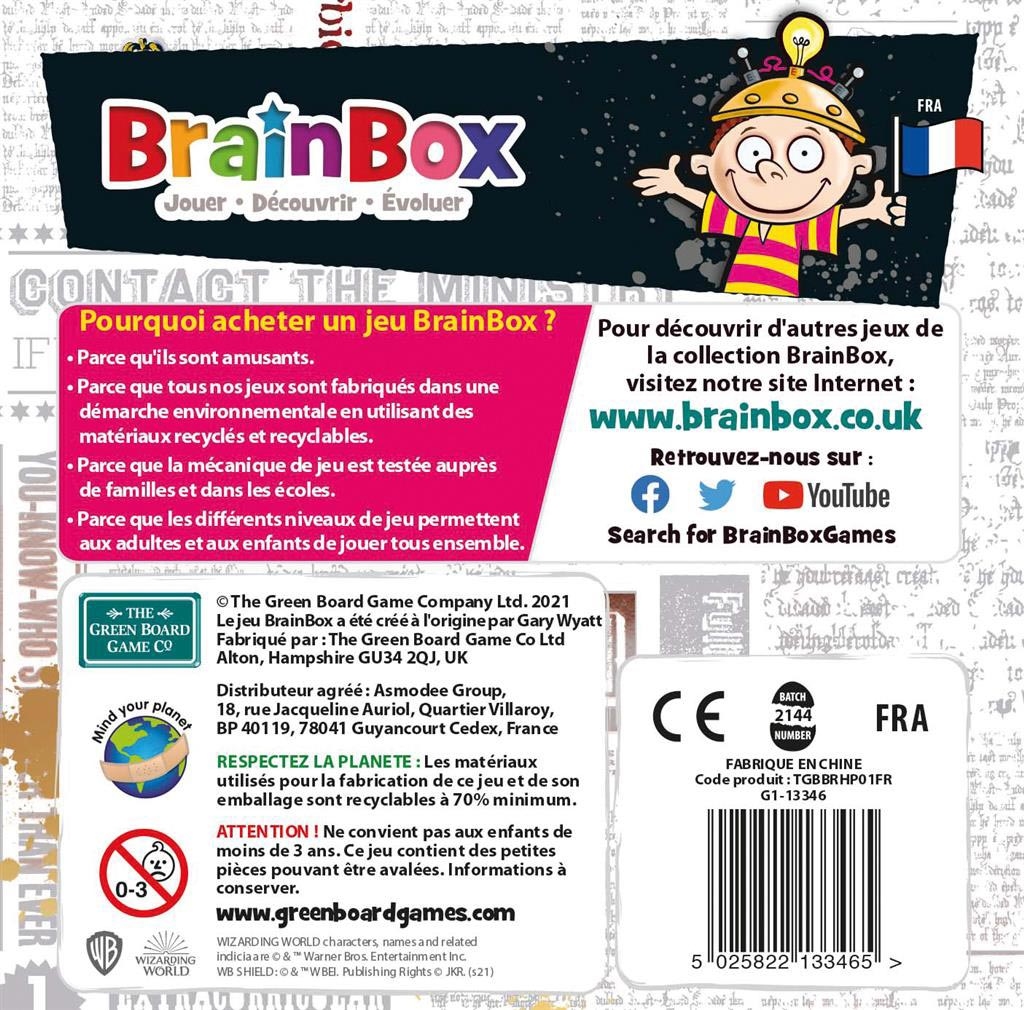 Brain Box - Voyage autour du Monde - Jeu de société - Green Board Game  Company - Green Board Games The Green Board Game Company
