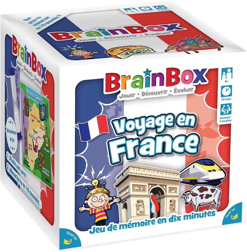 BrainBox - Voyage en France - Jeux de société - Acheter sur