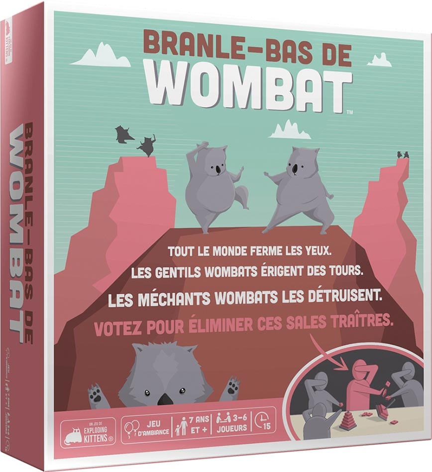 Branle-Bas de Wombat - Jeu d'Ambiance - Acheter sur