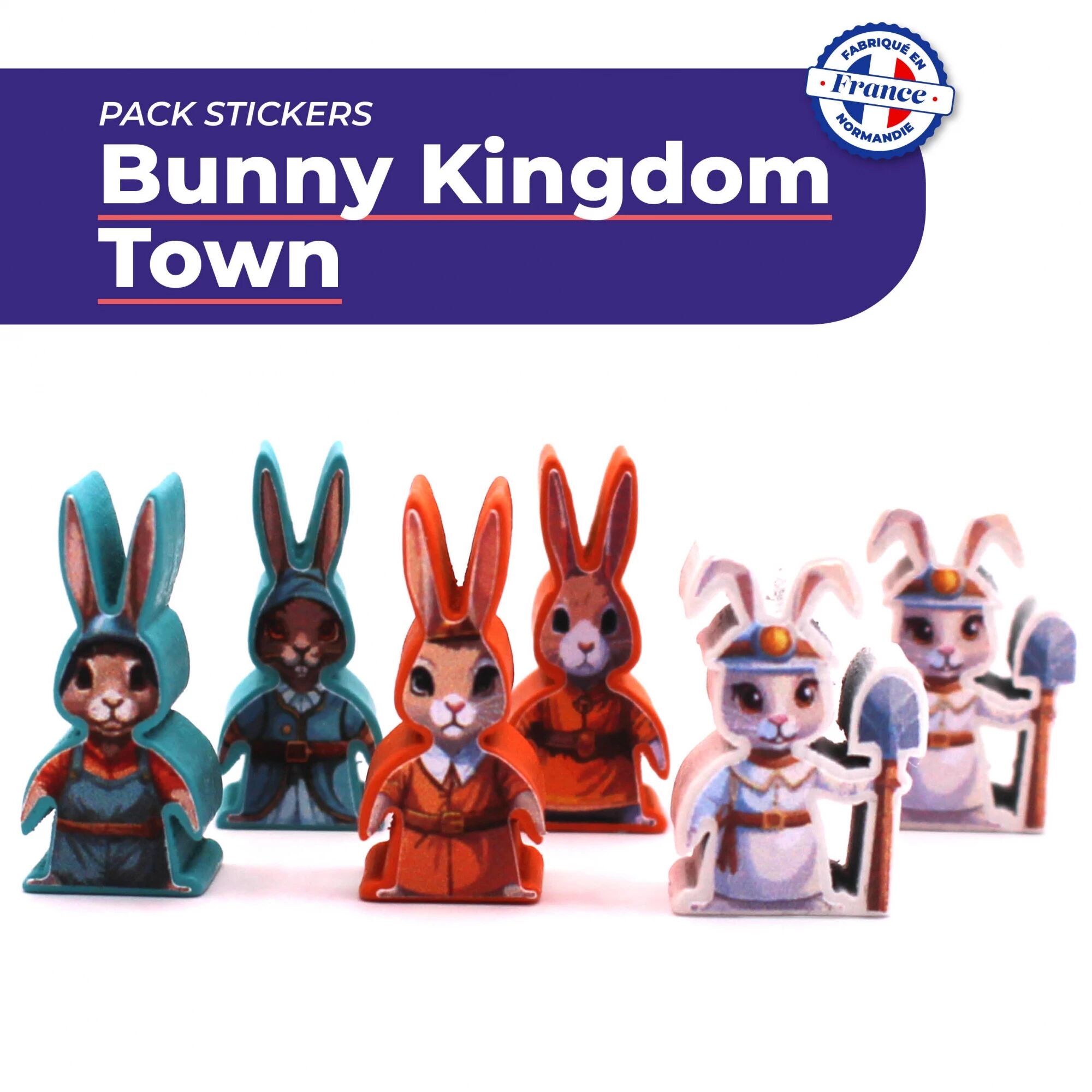 Boite de Bunny Kingdom Town : Pack de Stickers