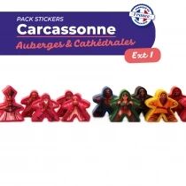 Carcassonne Auberges & Cath&eacute;drales : Pack de Stickers