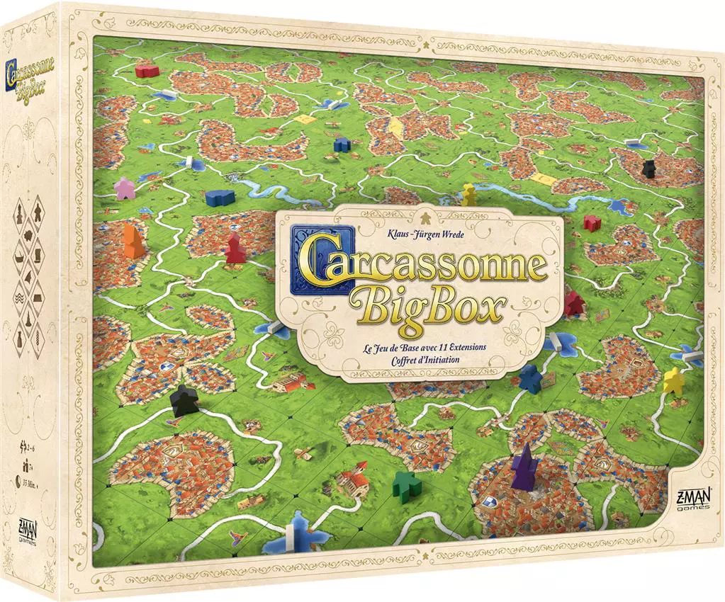 Carcassonne - Coffret Big Box - Acheter sur