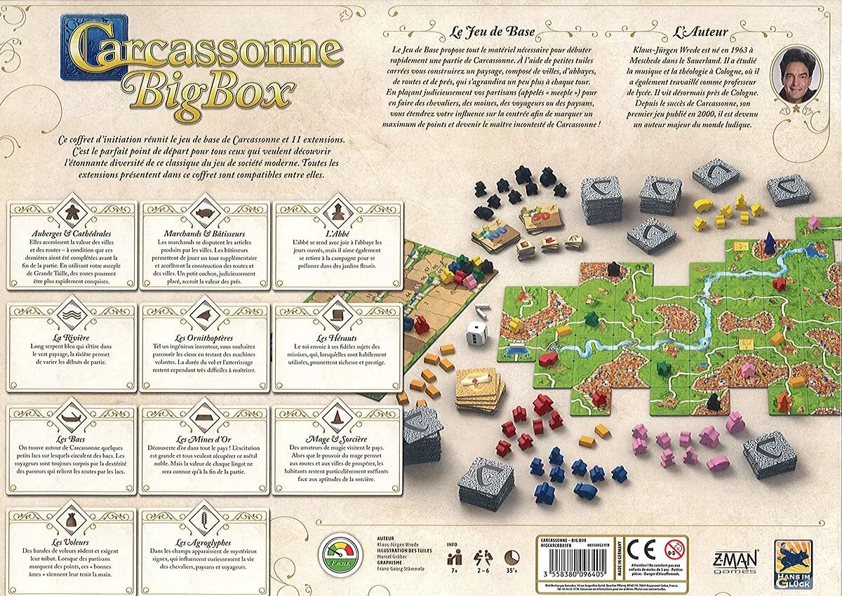 ② CARCASSONNE - Jeu de société — Jeux de société