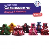 Carcassonne Cirque & Artistes : Pack de Stickers