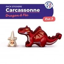 Carcassonne Dragon & F&eacute;e : Pack de Stickers