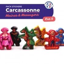 Carcassonne Maires & Messagers : Pack de Stickers
