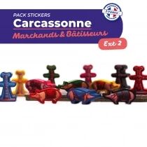 Carcassonne Marchands & B&acirc;tisseurs : Pack de Stickers